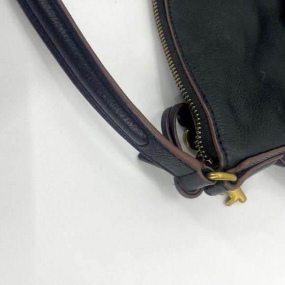 Fossil Black Soft Leather Hobo Medium Shoulder Bag - Picture 5 of 12
